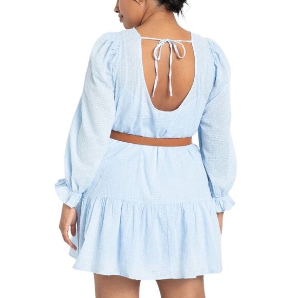 NWT ELOQUII Textured Cotton Easy Day Dress 16 - Picture 5 of 6